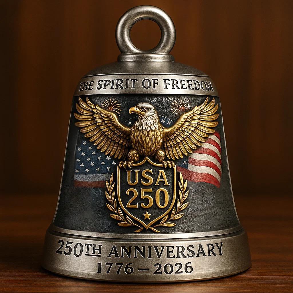 🎁 Liberty Spirit 250th Anniversary Commemorative Bell - Perfect Holiday & Special Occasion Gift 🎉