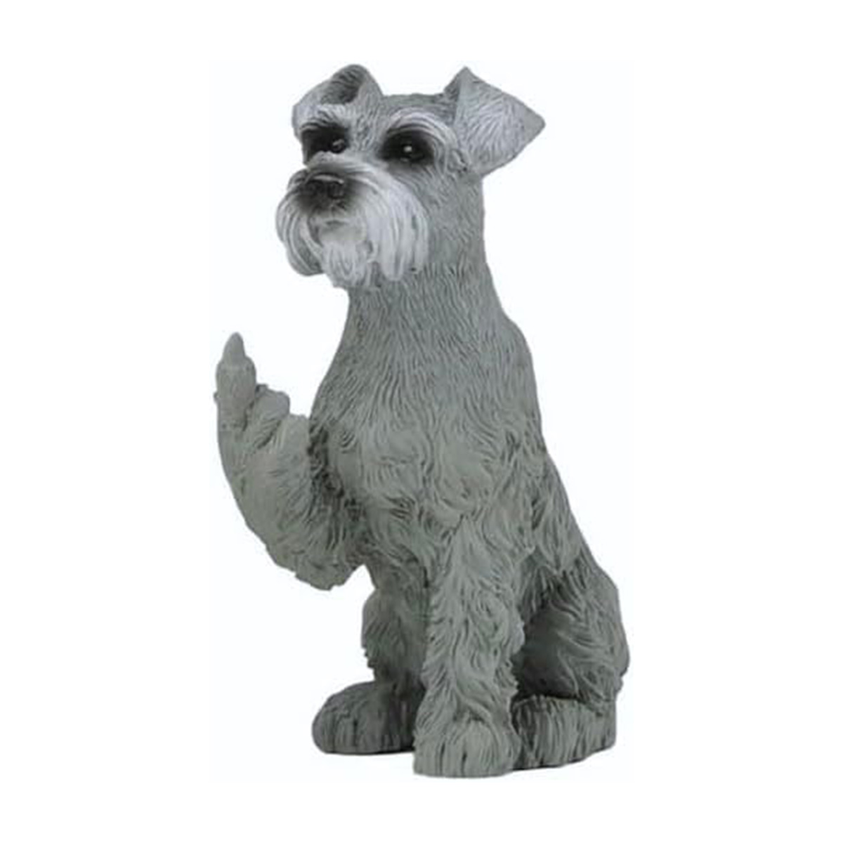 🎁😂 Hilarious Schnauzer Middle Finger Figurine - Perfect Gift for Holidays & Special Occasions!