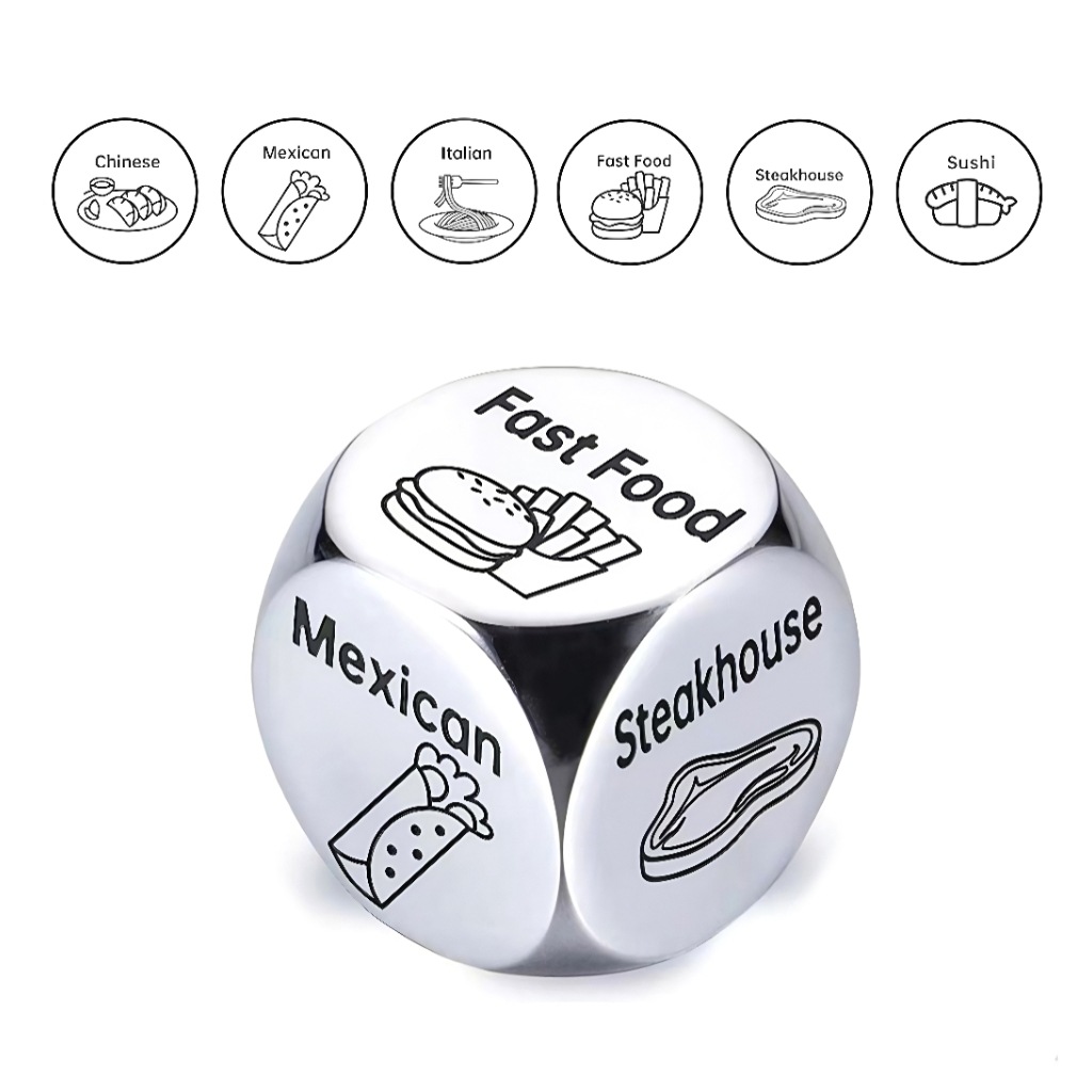 🎁🎲 Food Decision Dice - Perfect Gift for Holidays & Special Occasions!