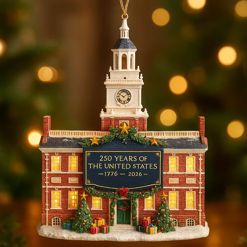 🎁 Liberty Bell 250th Anniversary Keepsake Ornament – Perfect Holiday & Special Occasion Gift 🎉