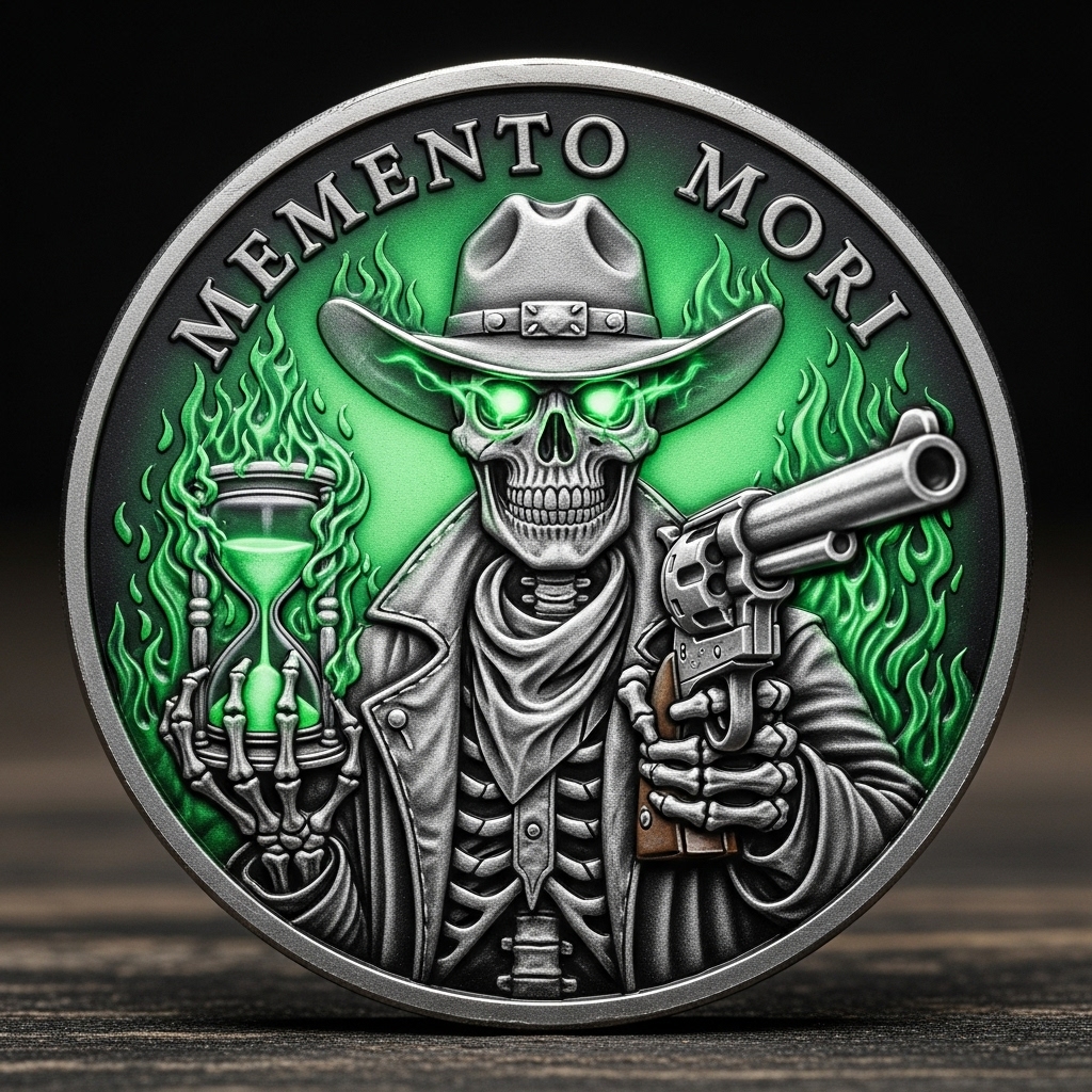 🎁 Memento Mori Limited Edition Commemorative Coins – Perfect Holiday & Special Occasion Gift! ✨