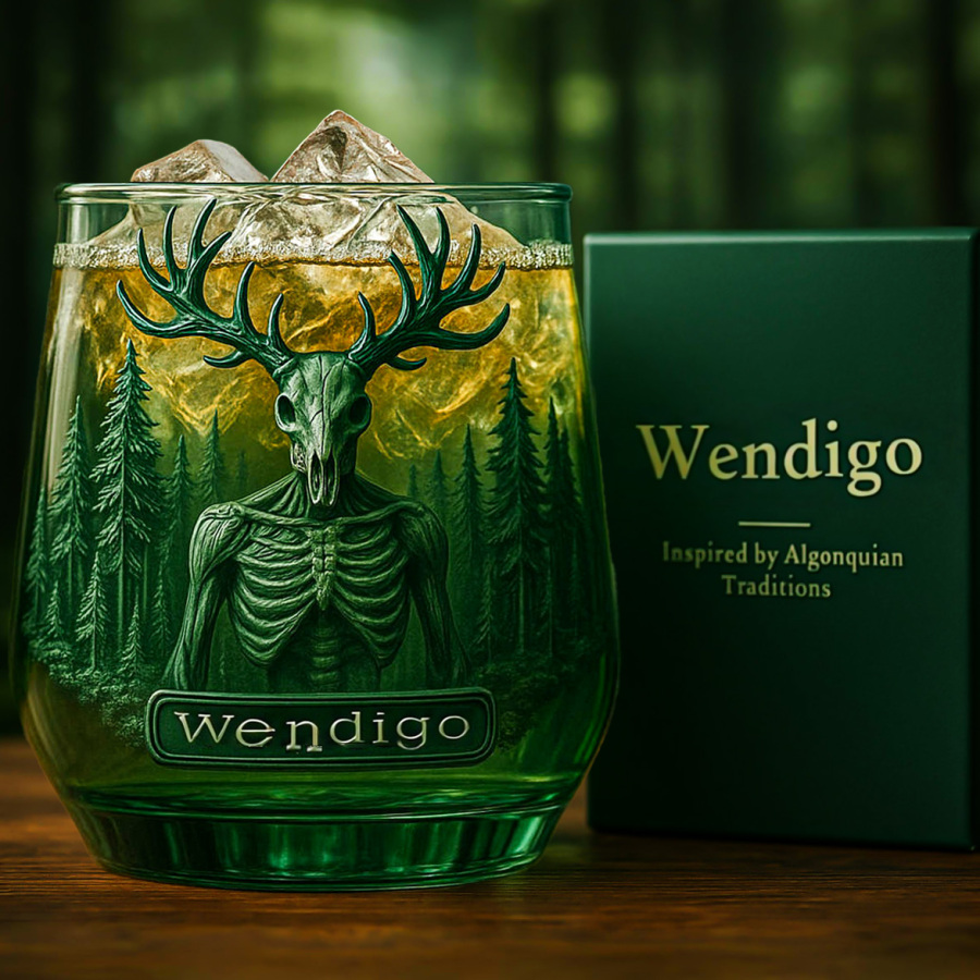 ✨ WENDIGO – Legends of National Parks Collector’s Glass – Perfect Holiday Gift! 🎁