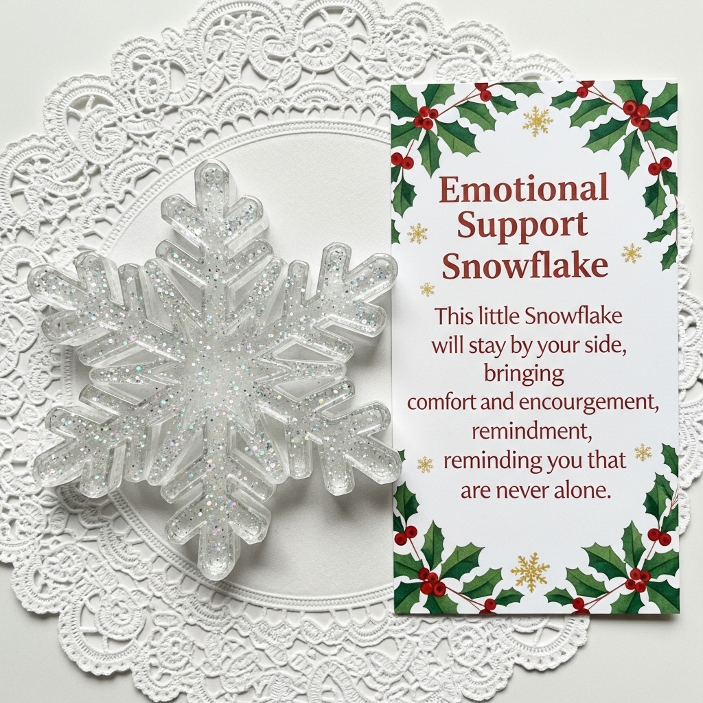 ๐ Emotional Support Christmas Ornament - Perfect Holiday & Special Occasion Gift ๐