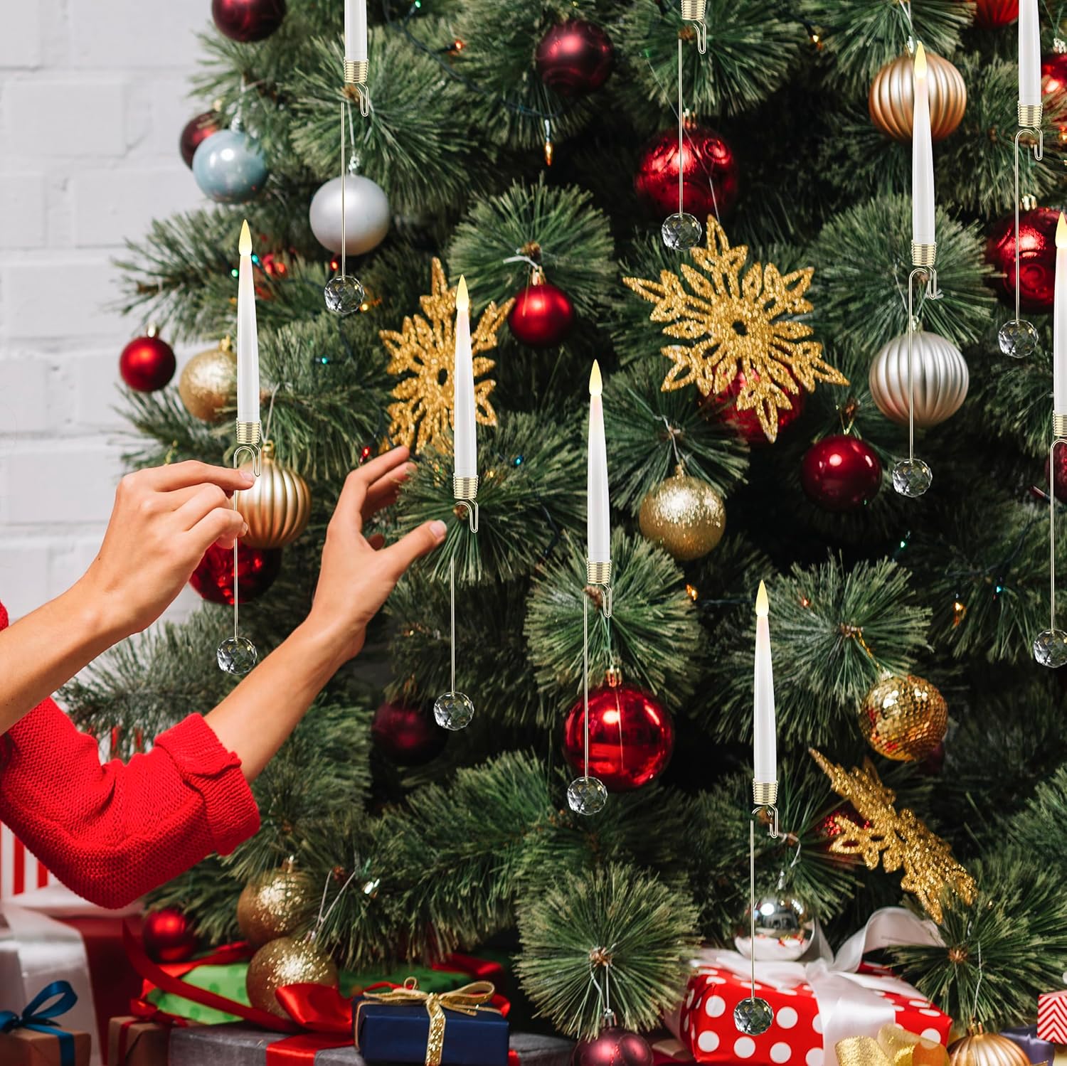 🎄✨ Crystal LED Christmas Tree Candles – Perfect Holiday & Special Occasion Gift!