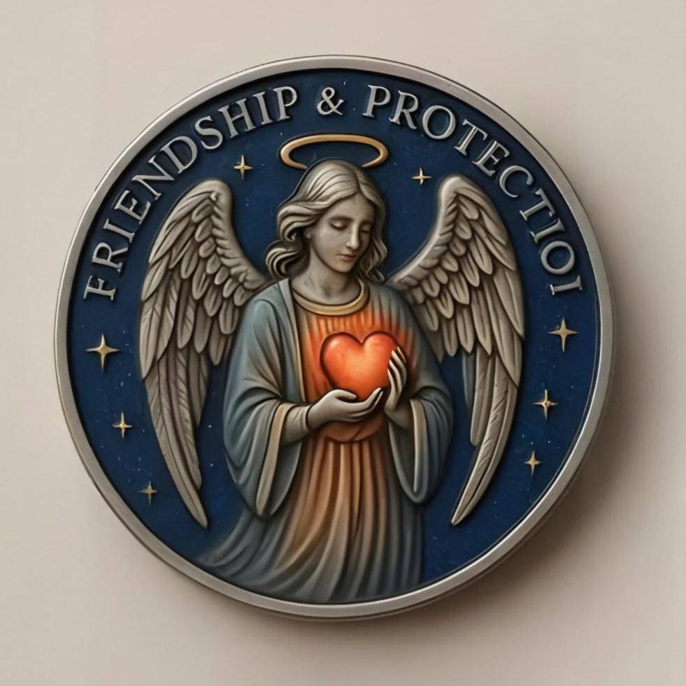 🎁 Angel of Friendship & Protection Commemorative Coin - Perfect Holiday & Special Occasion Gift 💝