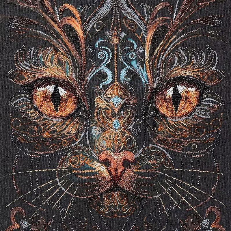 🎁✨ Raven DIY Bead Embroidery Kit – Perfect Gift for Holidays & Special Occasions