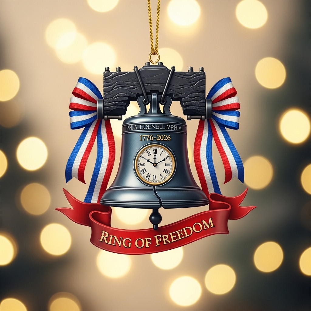 🎁 Liberty Bell 250th Anniversary Keepsake Ornament – Perfect Holiday & Special Occasion Gift 🎉