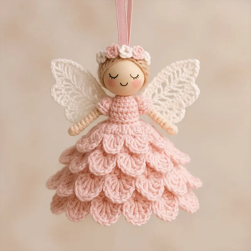 ✨ Handmade Crochet Angel Ornament – Perfect Holiday & Special Occasion Gift 🎁