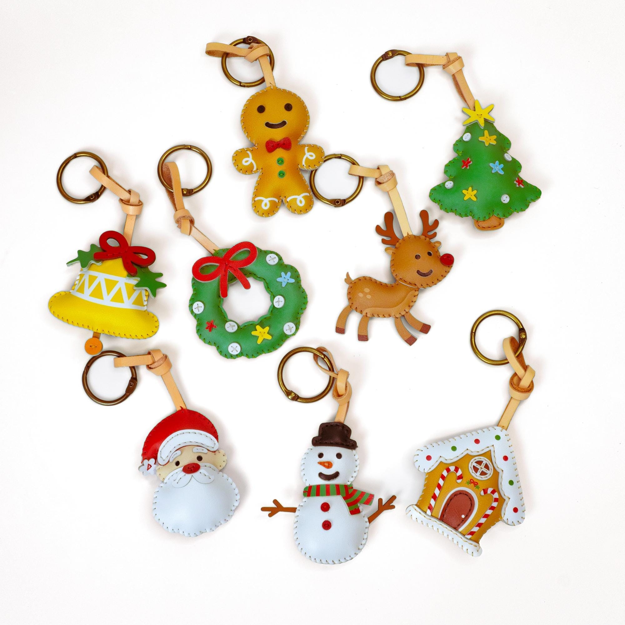 🎁✨ Christmas Leather Bag Charm - Perfect Holiday Gift for Special Occasions!