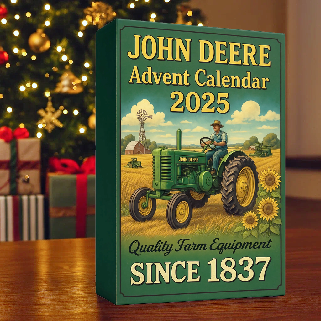 🎁🚜 24 Days *John Deere Advent Calendar 2025 – Perfect Holiday Gift for Special Occasions!