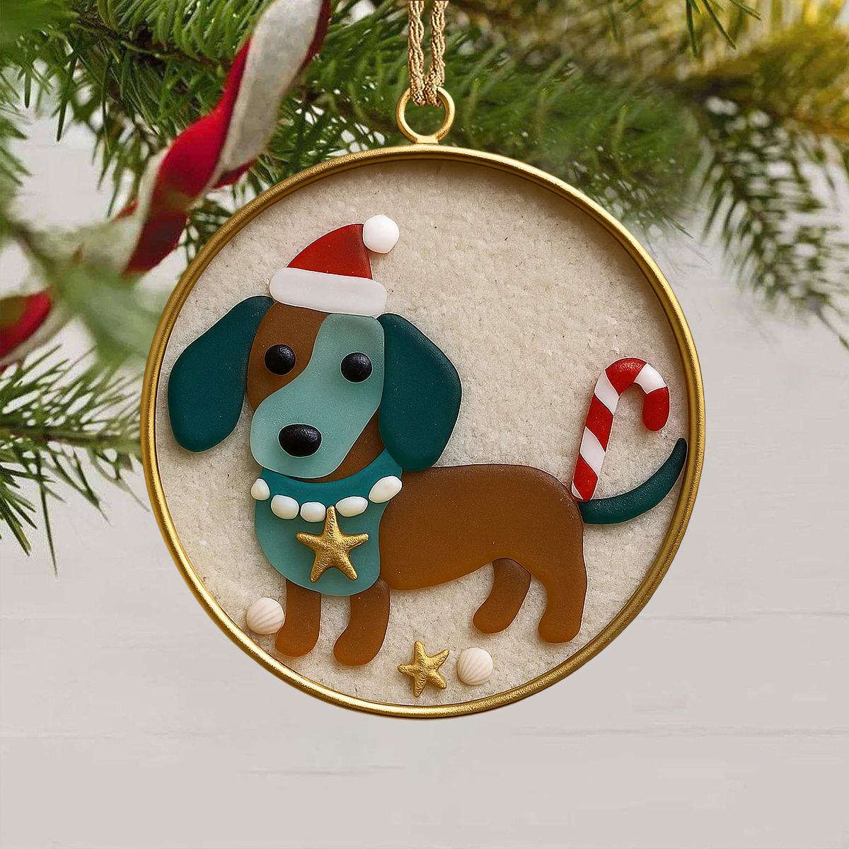 ✨🐶 Sea Glass Dog Ornaments – Perfect Holiday & Special Occasion Gift!