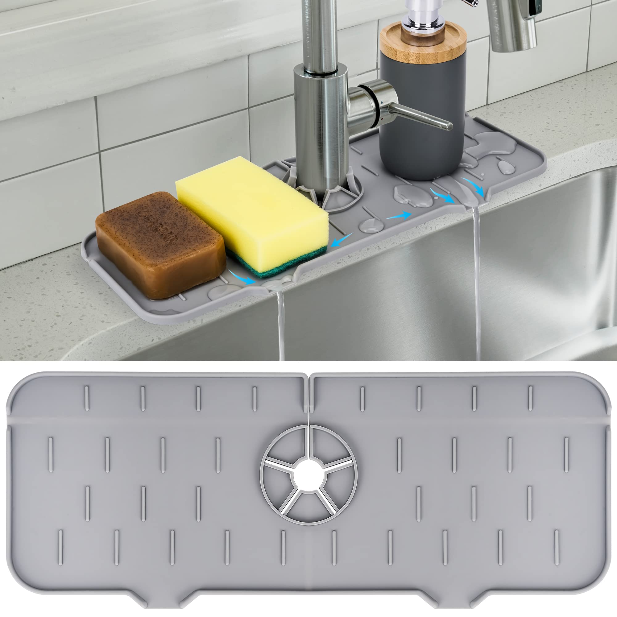 🎁✨ Silicone Faucet Handle Drip Catcher Mat – Perfect Holiday & Special Occasion Gift (Buy 3 Get Free Shipping!)