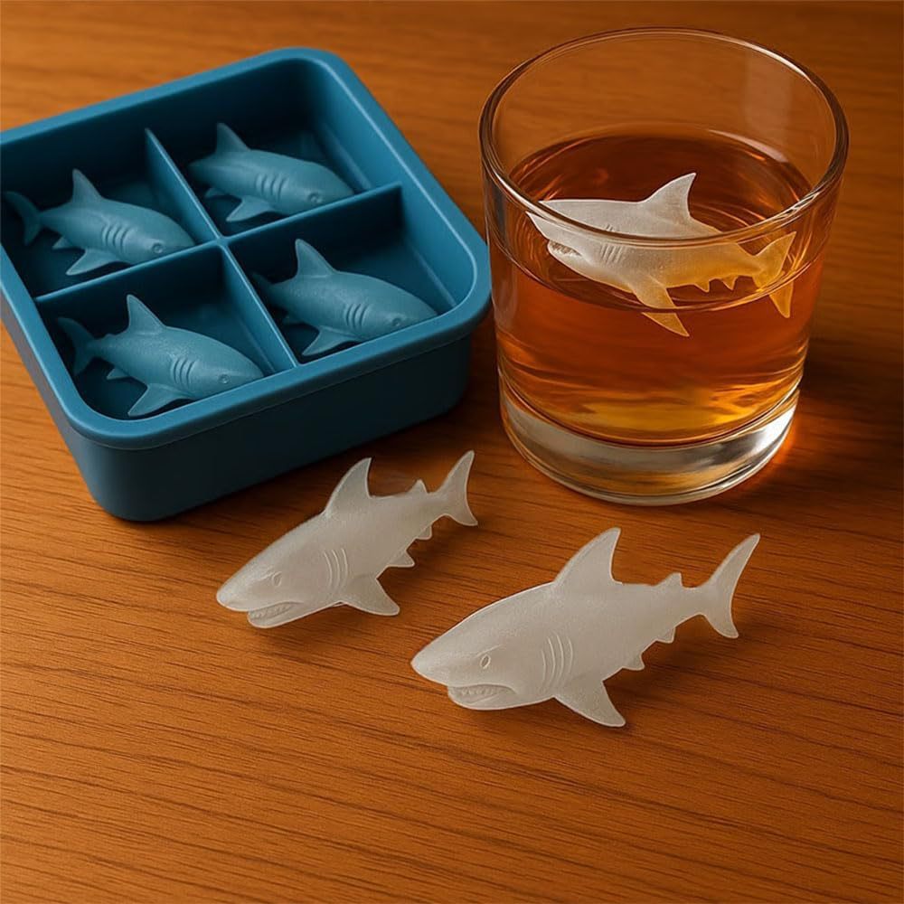 White Shark Ice Maker 🎁❄️ – Perfect Gift for Holidays & Special Occasions