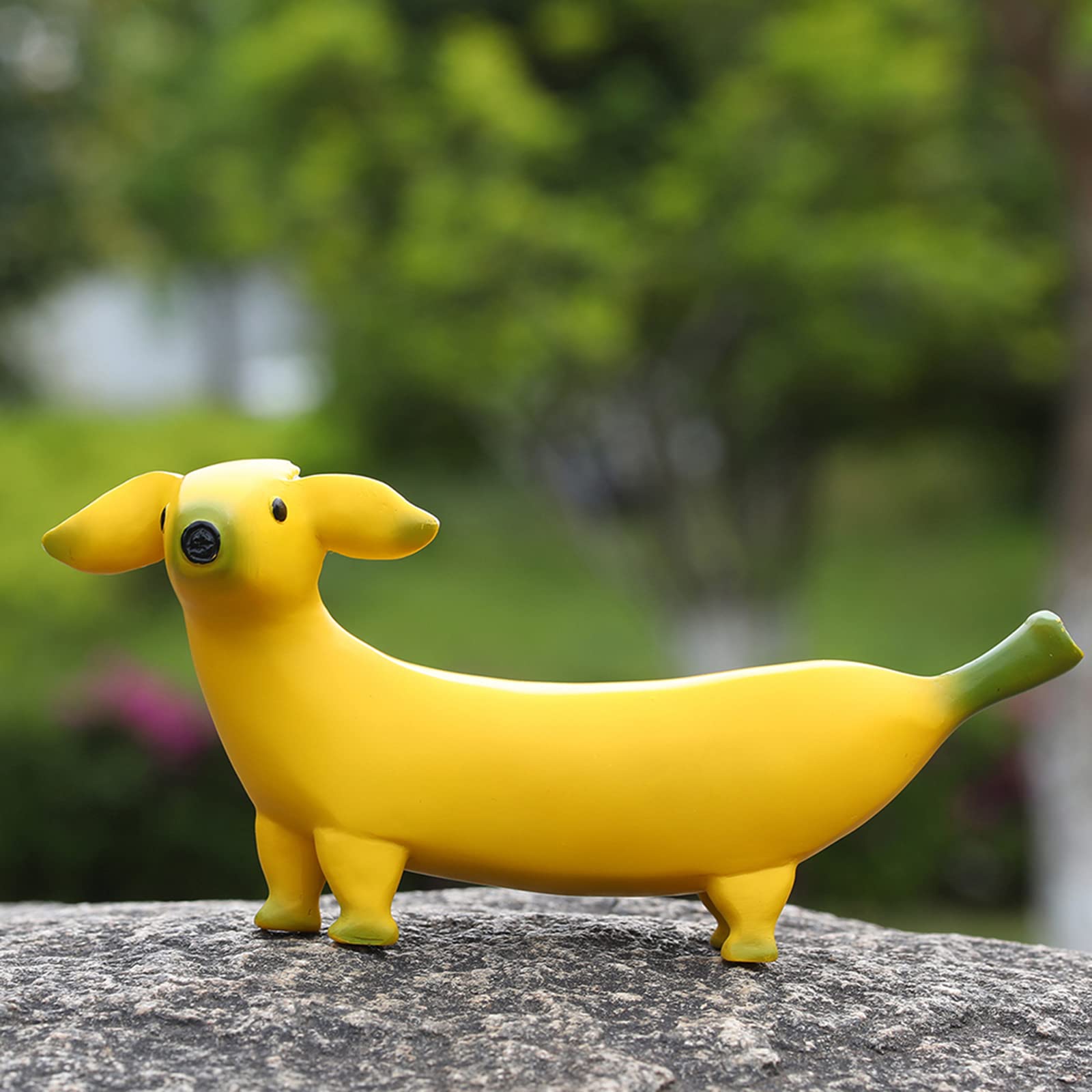 🎁✨ Perfect Gift! Cute Banana Dog Garden Statue – Great for Holidays & Special Occasions
