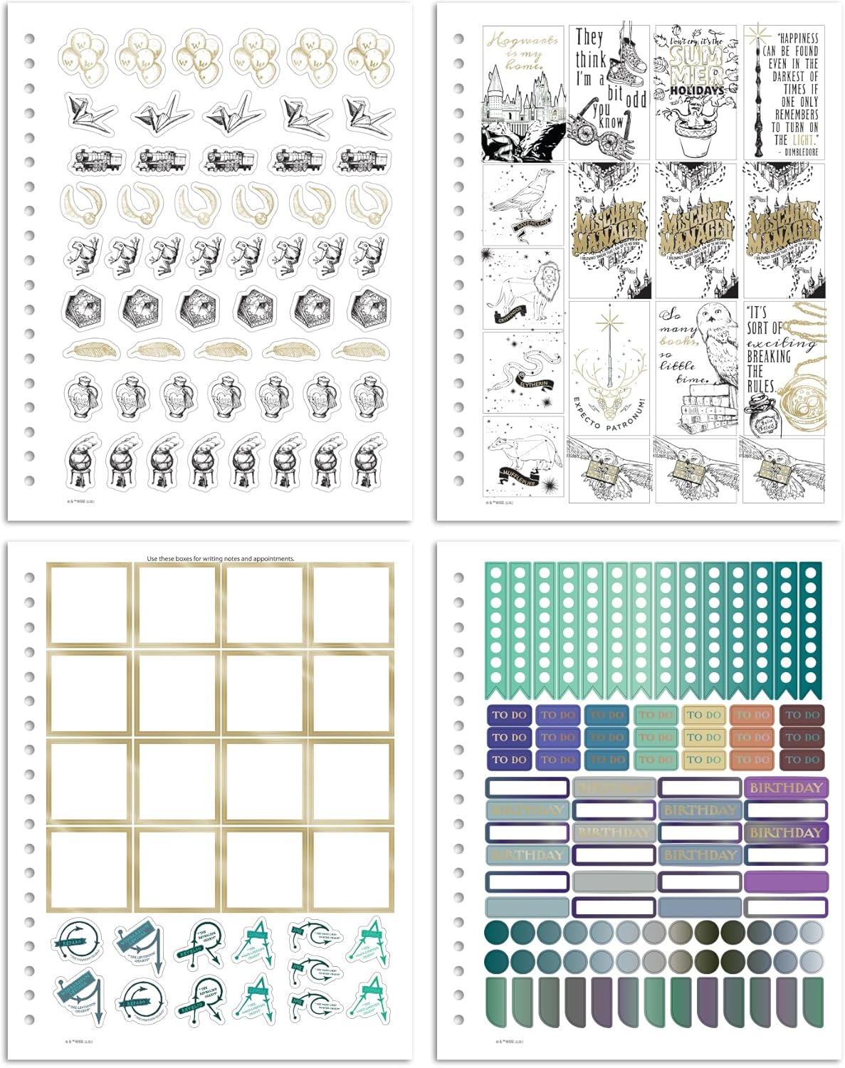 ✨ Magical Harry Potter 2026 Weekly Planner – Perfect Holiday Gift & Special Occasion Present! 📖🎁