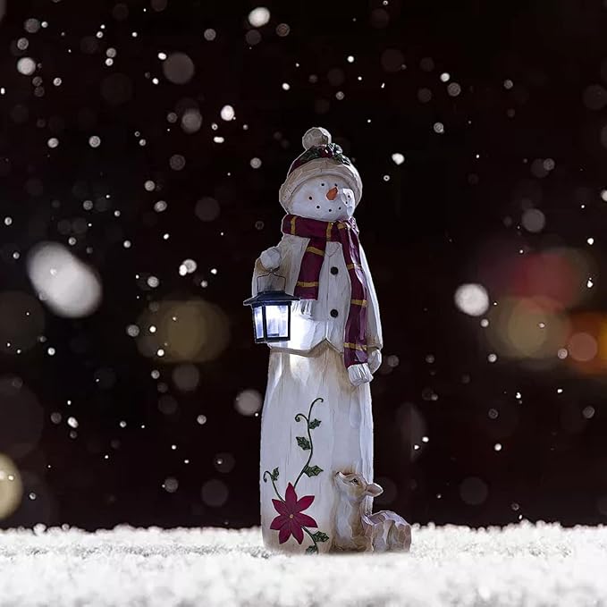 🎁✨ Handmade Snowman With Lantern – Perfect Holiday & Special Occasion Gift!