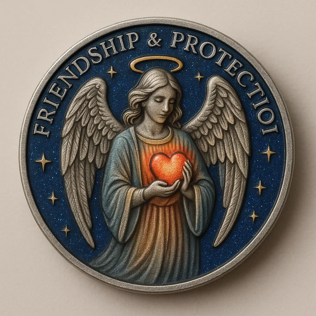 🌟 Angel Friendship Coin - Perfect Gift for Holidays & Special Occasions 💝