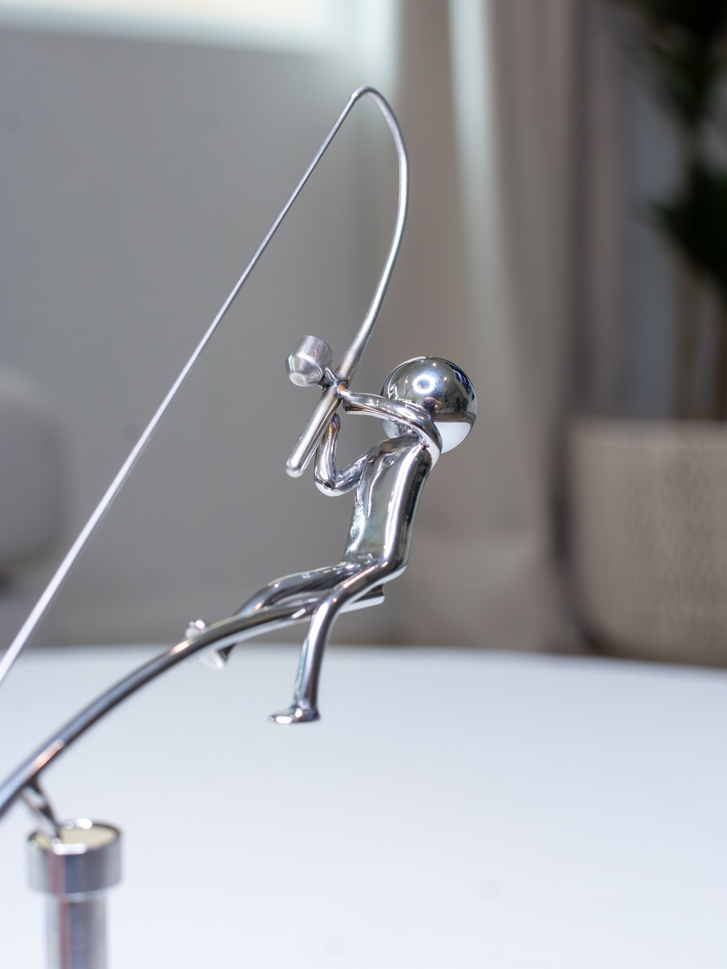 🎁🎣 The Fisherman Balancing Sculpture - Perfect Holiday & Special Occasion Gift!
