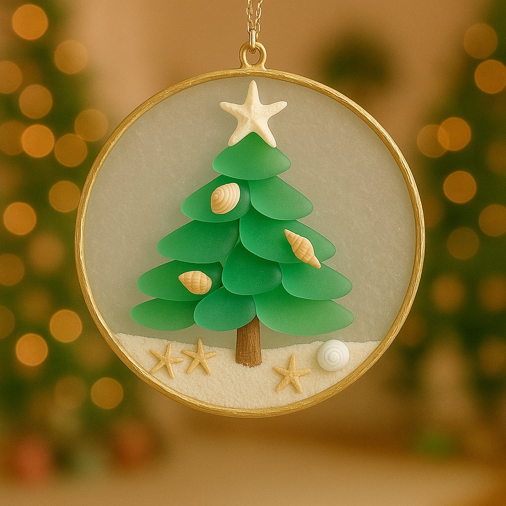 ✨Perfect Holiday Gift! 2025 Coastal Christmas Tree Ornament 🎄⛄ - 50% OFF!