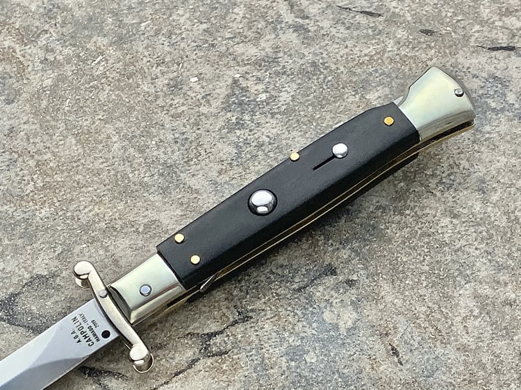 ✨ Pure Handmade Old School Italian Stiletto Pocket Knife - Perfect Gift for Holidays & Special Occasions 🎁