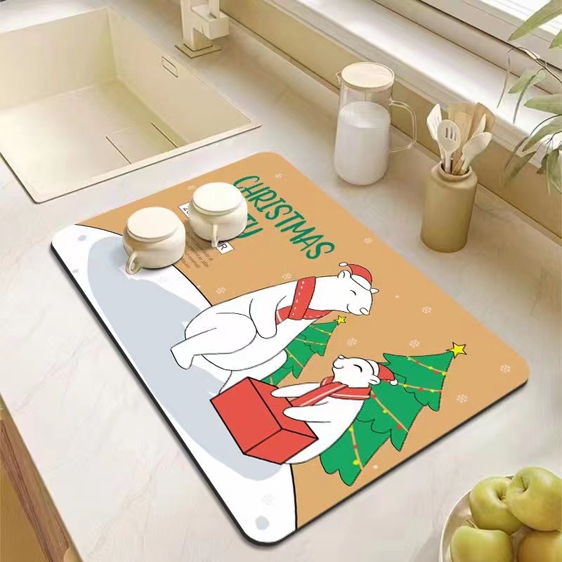 🎁 Perfect Gift for Mom! 💝 Kitchen Super Absorbent Draining Mat – Holiday & Special Occasion Ready (Buy 2 Get Free Shipping)