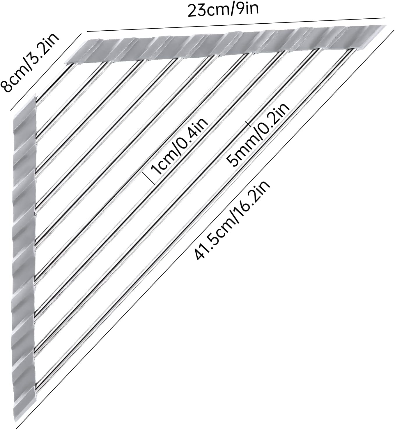 ✨ Triangle Roll-Up Sink Drainer - Perfect Holiday & Special Occasion Gift! 🎁