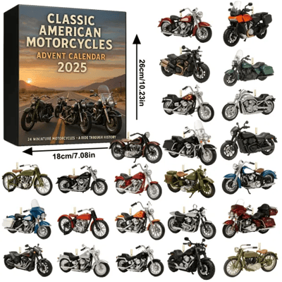 🎁 Classic American Motorcycles Advent Calendar 2025 - Perfect Holiday Gift! 🏍️
