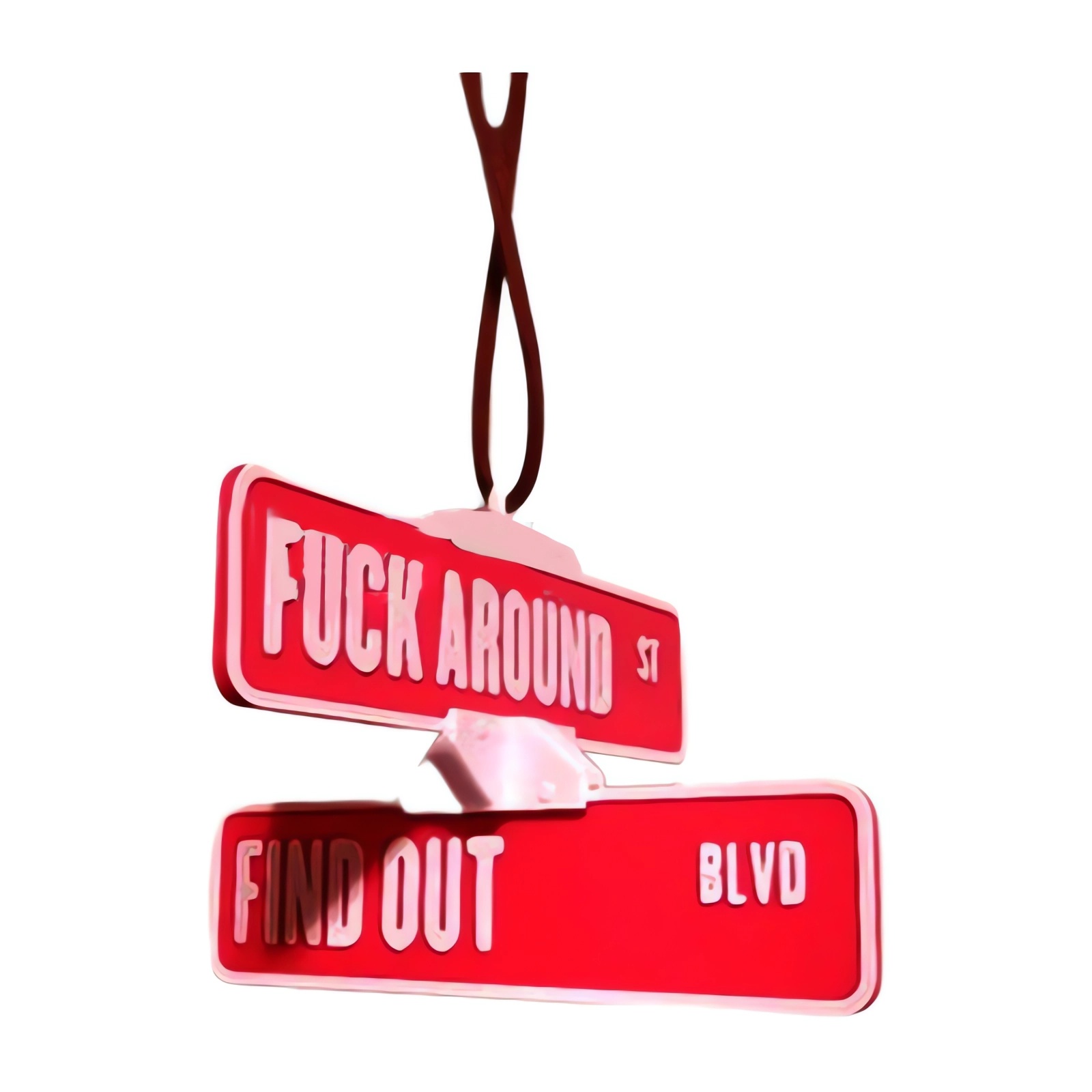 Fuck Around and Find Out Street Sign Hanger 🎁✨ - Perfect Gift for Holidays & Special Occasions