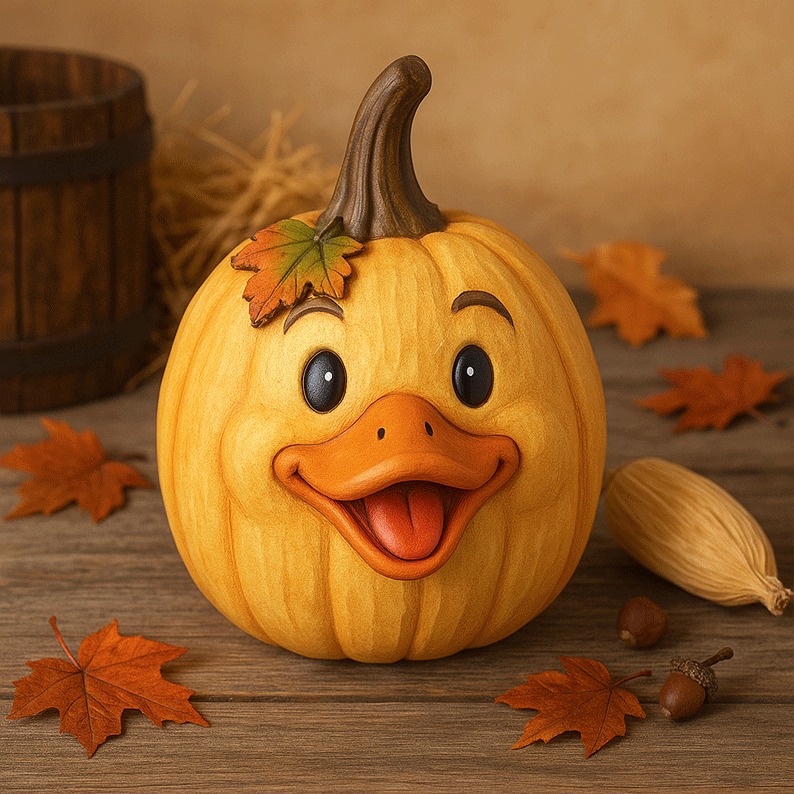 🎁✨ Festive Farm Animal Pumpkin Figurines - Perfect Holiday & Special Occasion Gift! 🎃🐮