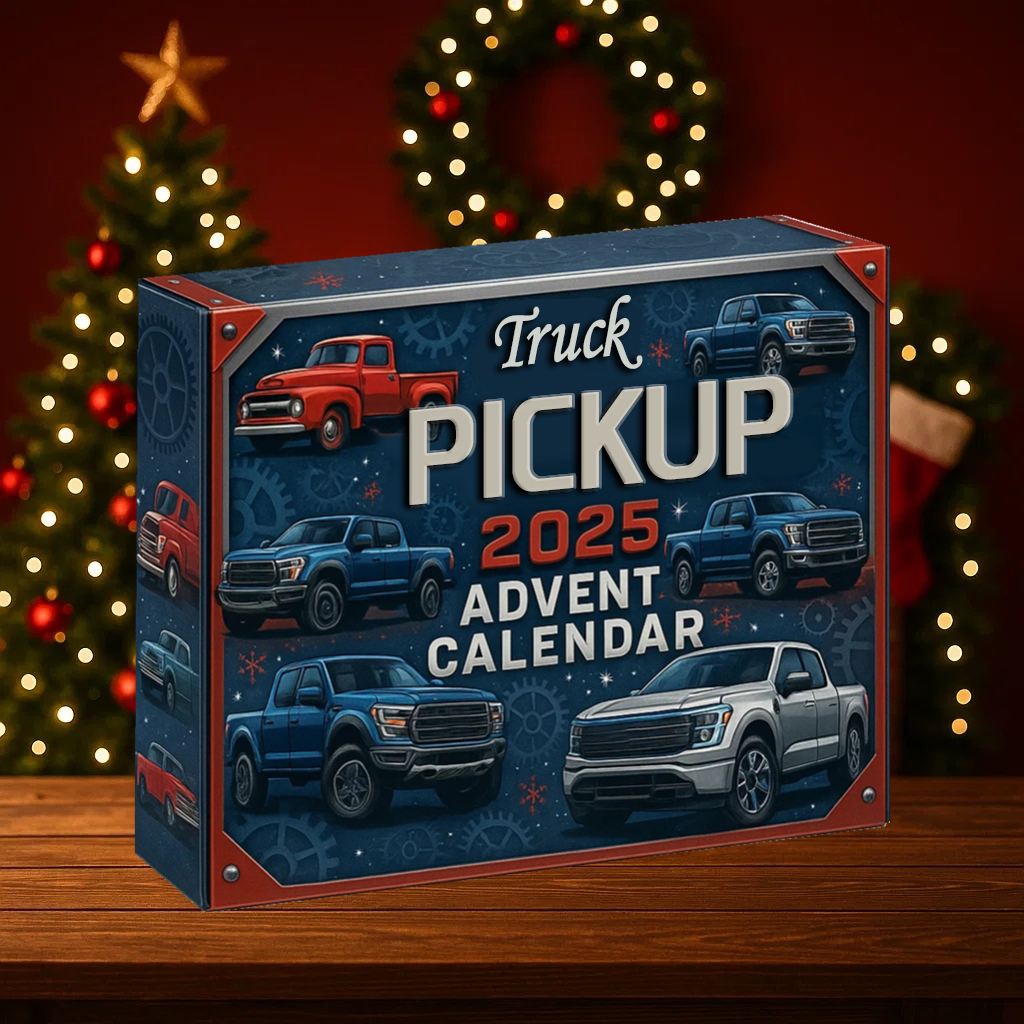 🎁✨ 2025 Pickup Truck Advent Calendar – Perfect Holiday & Special Occasion Gift!