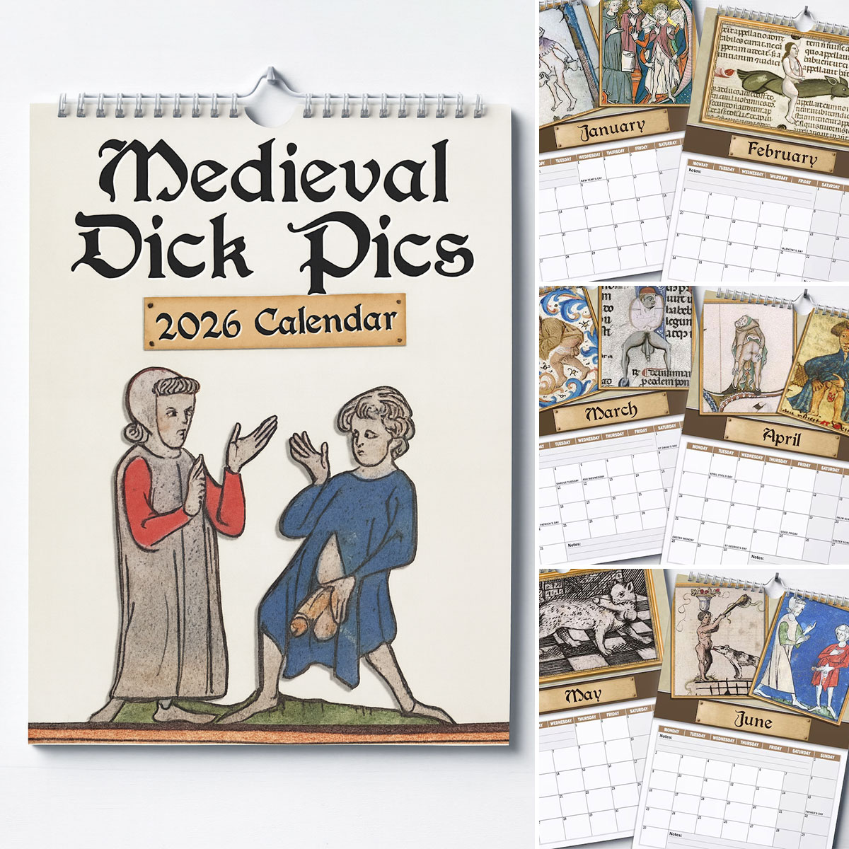 🎁✨ 2026 Medieval-Themed Calendar – Perfect Holiday & Special Occasion Gift!
