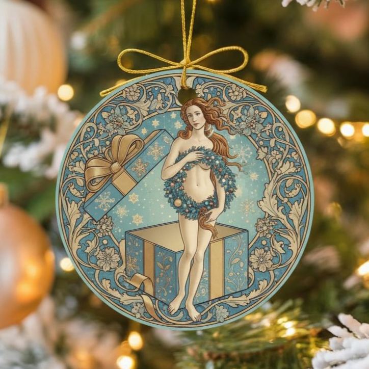 🎨✨ Famous Paintings Inspired Christmas Ornaments – Perfect Holiday & Special Occasion Gift!