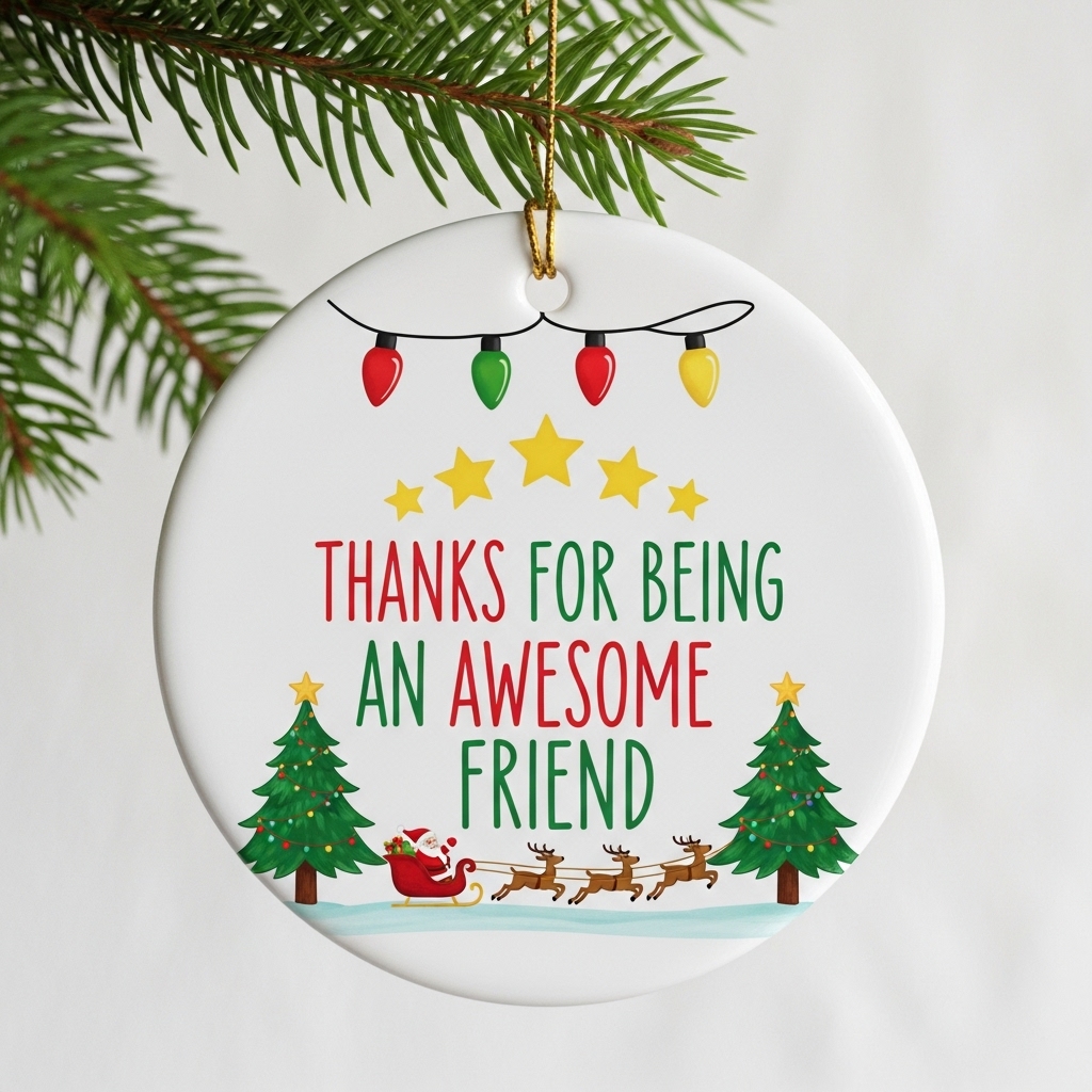 🎄🎁 Christmas Gratitude Circle – The Perfect Holiday Thank You Gift for Special Occasions