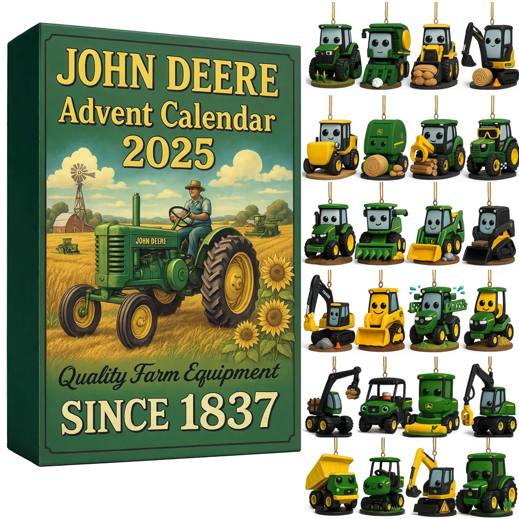 ✨ 24 Days *John Deere Advent Calendar 2025 – Perfect Holiday Gift for Kids & Collectors! 🚜