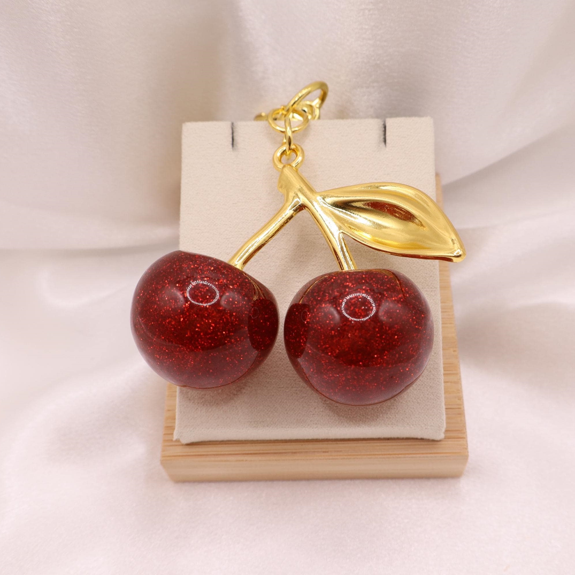 🎁✨ Red Cherry Keychain - Perfect Holiday & Special Occasion Gift!