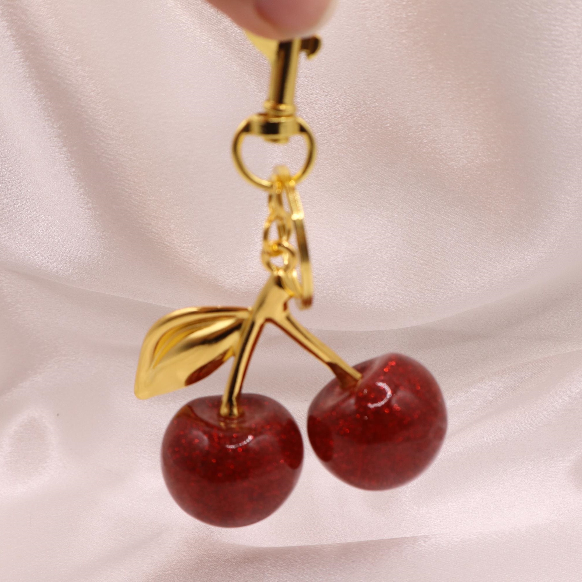 🎁✨ Red Cherry Keychain - Perfect Holiday & Special Occasion Gift!