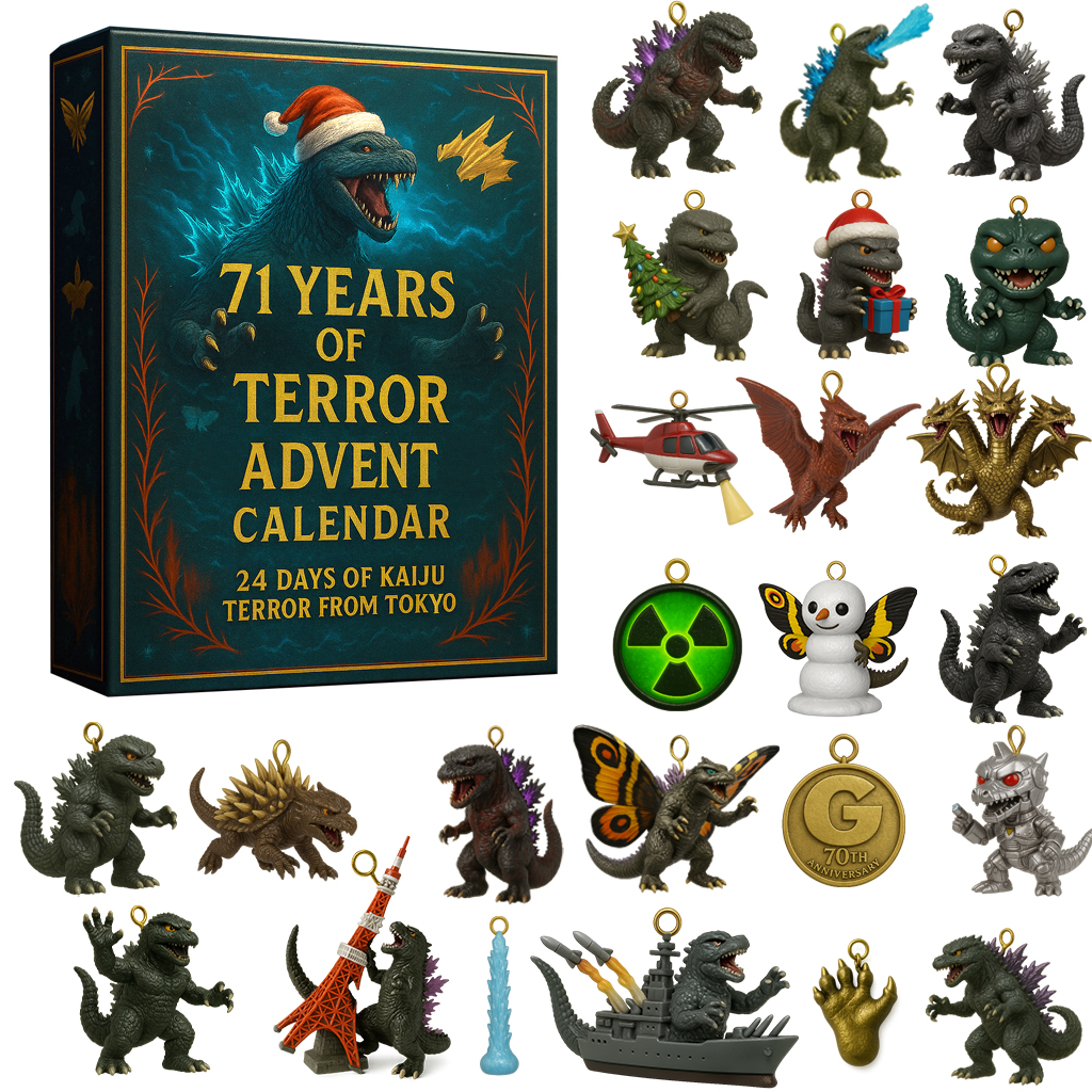 🎁 Kaiju 71 Years of Terror Advent Calendar 2025 - Perfect Holiday Gift! 🦖