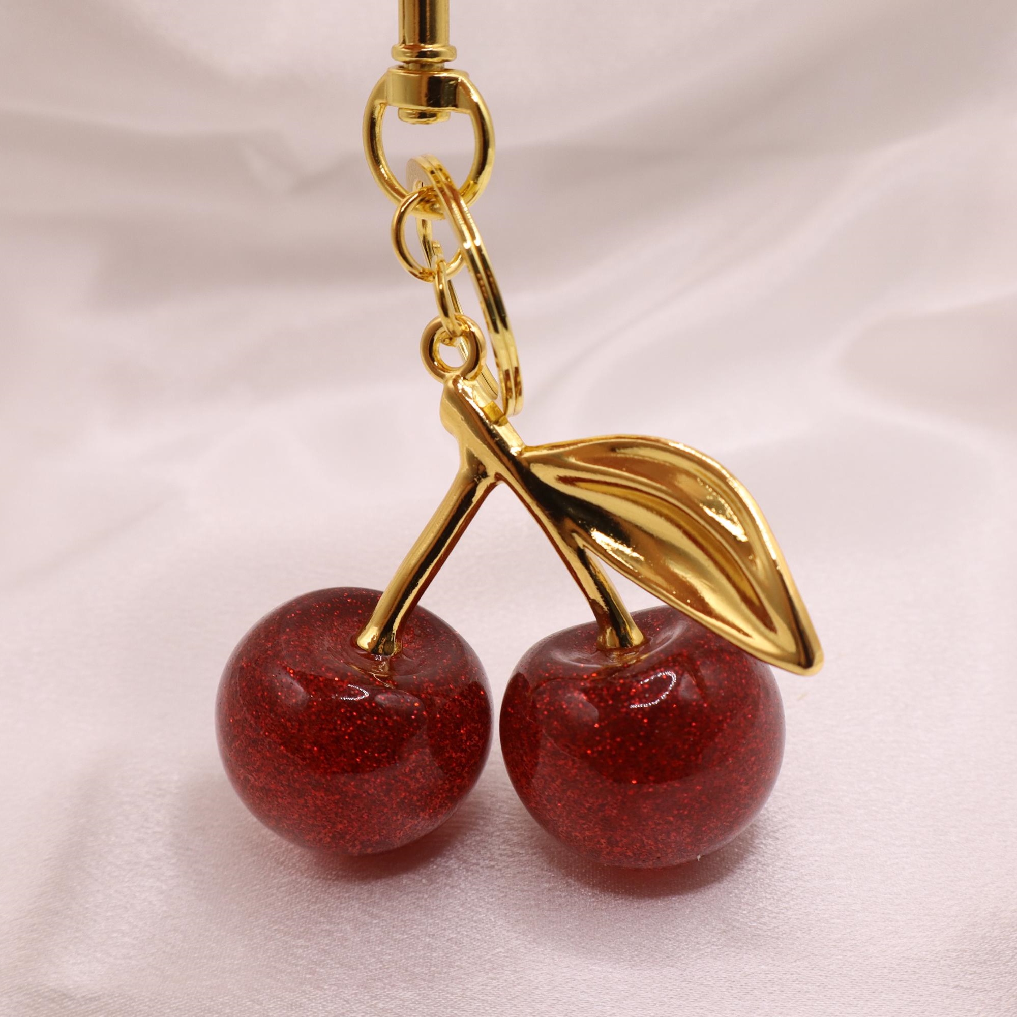 🎁✨ Red Cherry Keychain - Perfect Holiday & Special Occasion Gift!
