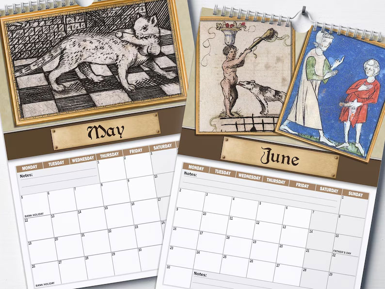 🎁✨ 2026 Medieval-Themed Calendar – Perfect Holiday & Special Occasion Gift!