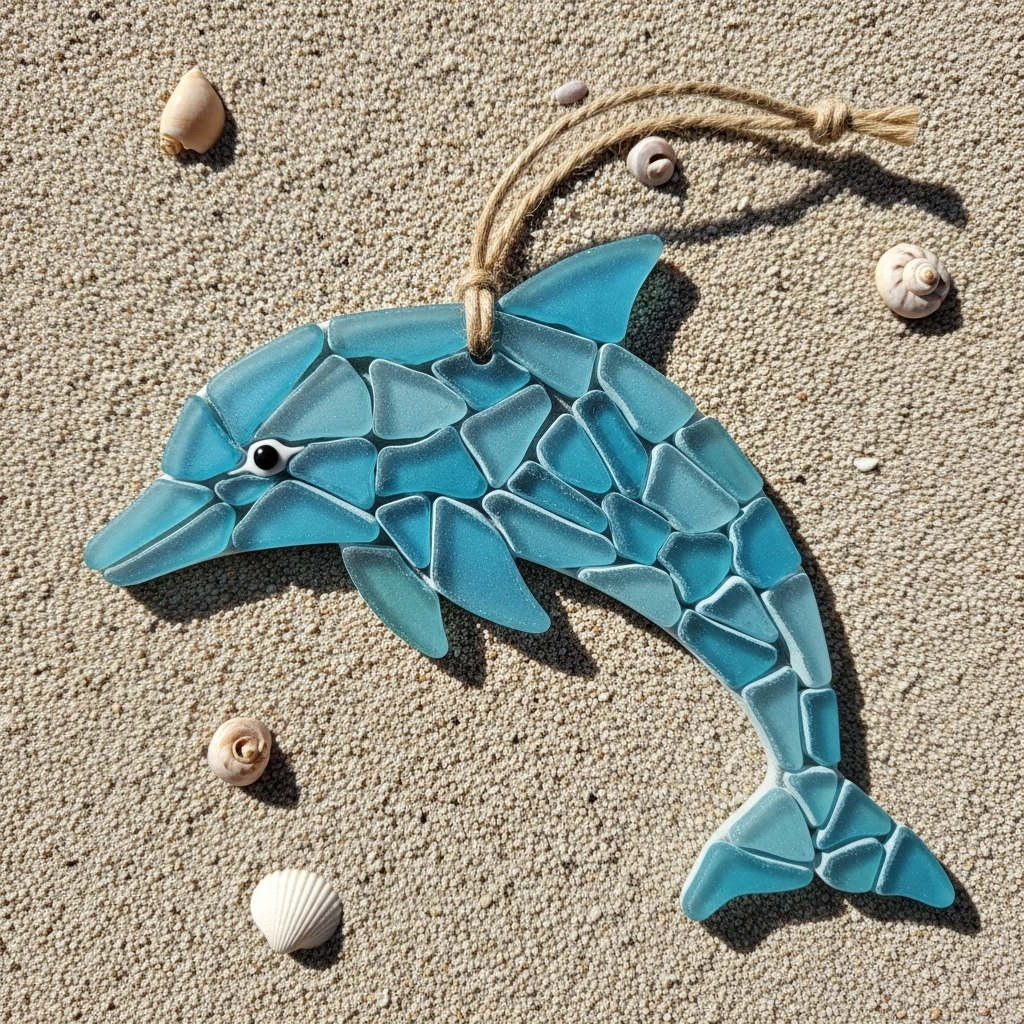 ✨2025 New Sea Glass Christmas Ornament—Perfect Holiday Gift for Special Occasions🎄