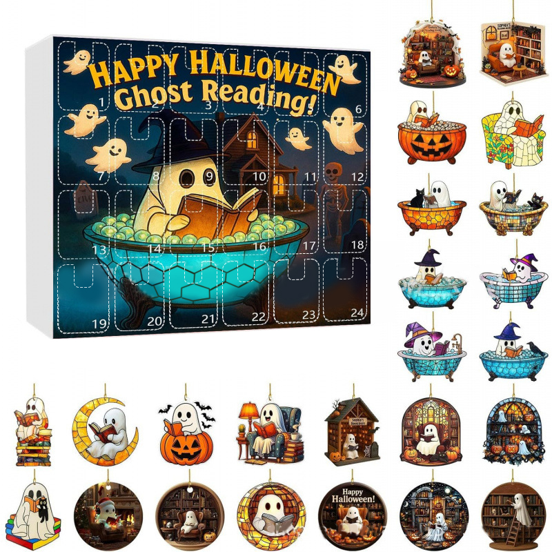 🎃👻 Spooky Halloween Advent Calendar - 24 Days of Festive Fun! Perfect Holiday Gift! 🎁