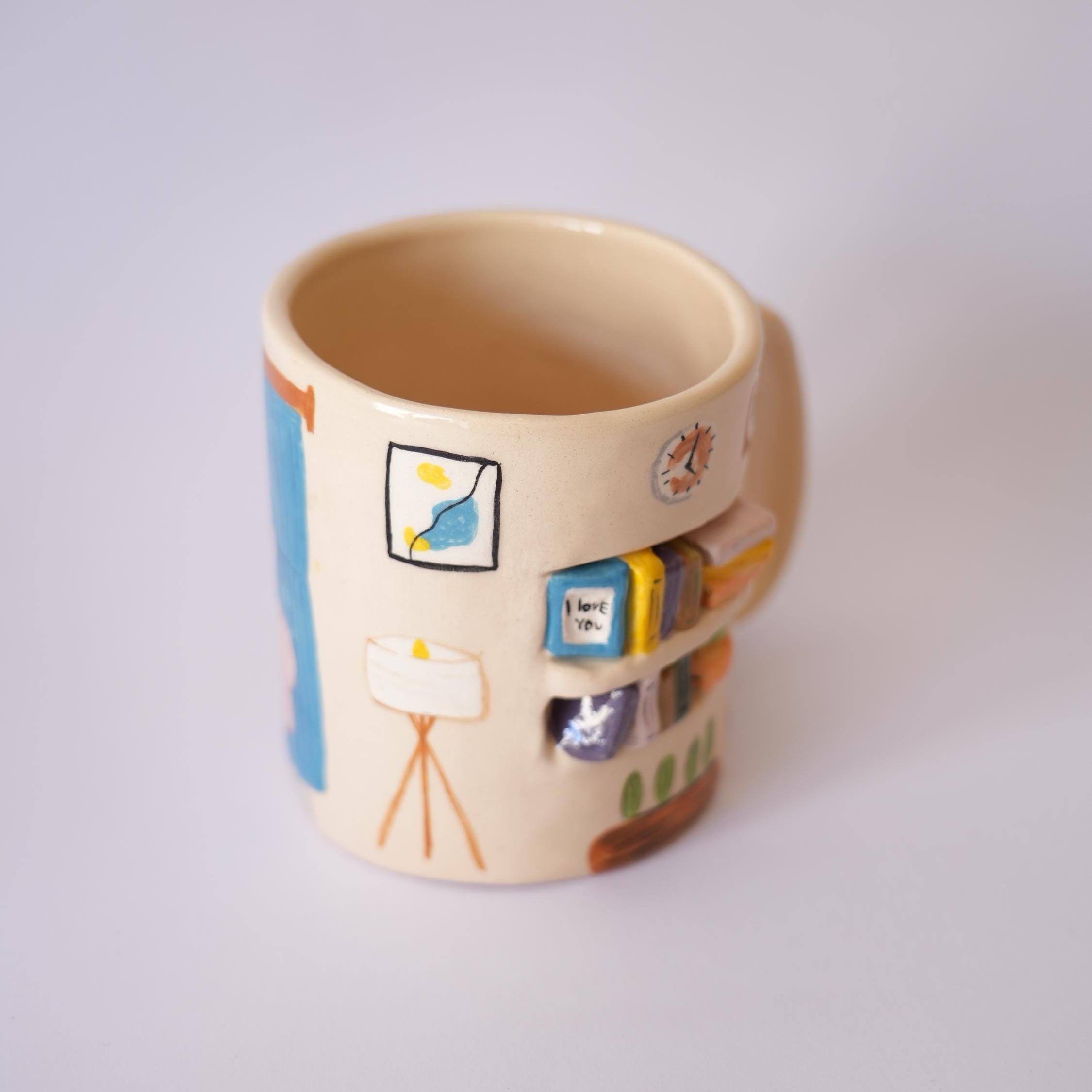 📚✨ Cozy Book Nook Mug – Perfect Gift for Holidays & Book Lovers!