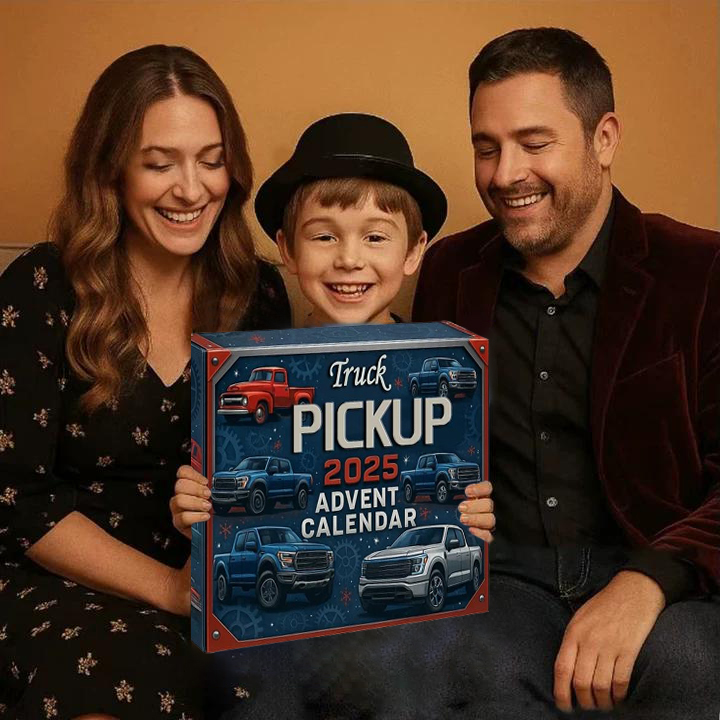 🎁🚚 2025 Truck Pickup Advent Calendar – Perfect Holiday Gift with 24 Days of Diecast Truck Surprises! 🎄🎁
