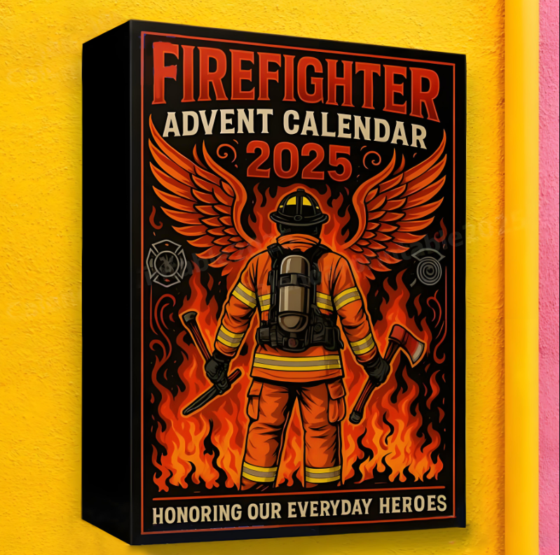 🔥🚒 Firefighter Advent Calendar 2025 - Perfect Holiday Gift & Special Occasion Present