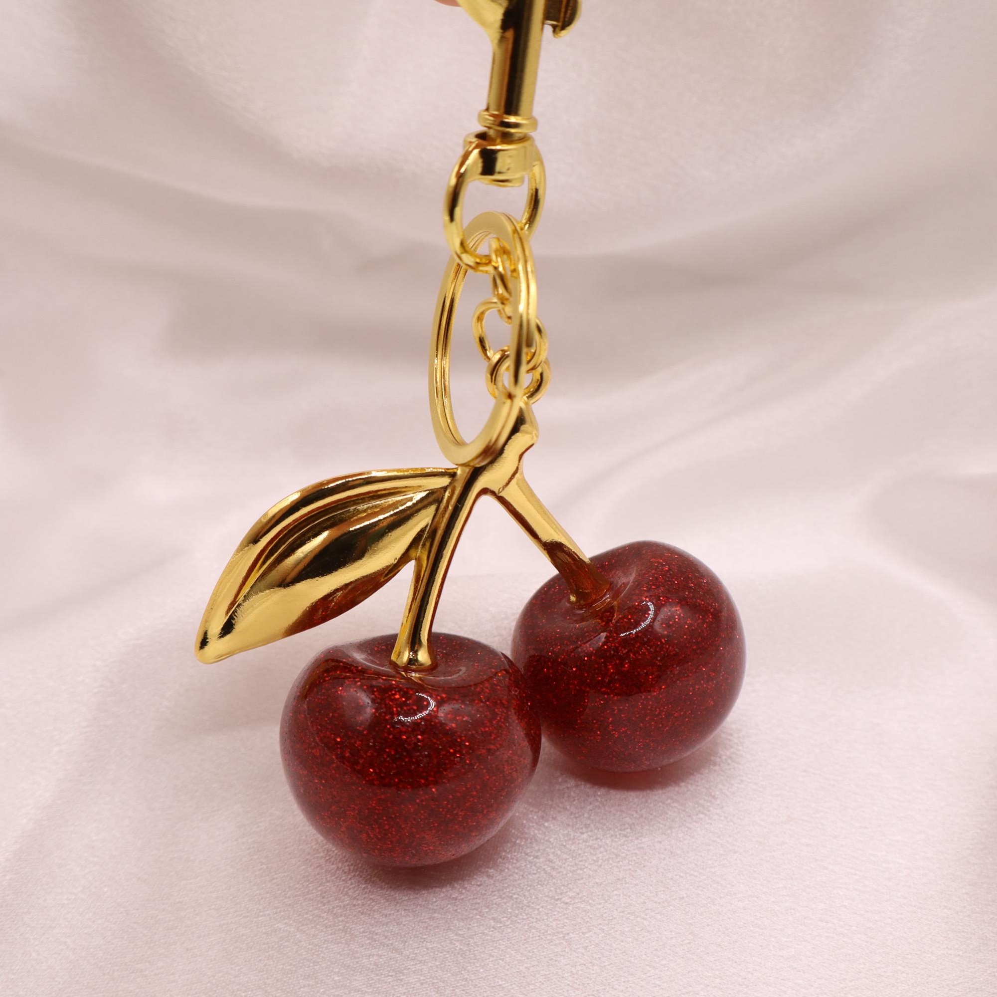 🎁✨ Red Cherry Keychain - Perfect Holiday & Special Occasion Gift!