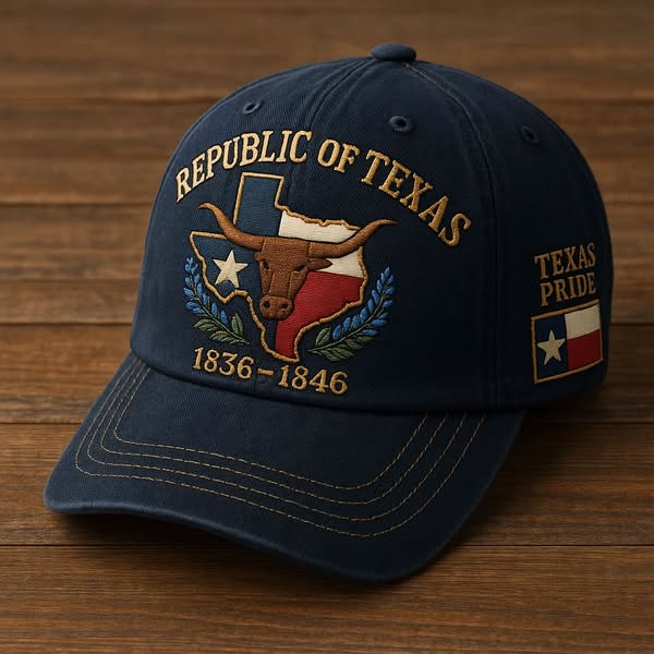 🤠⭐Republic of Texas Heritage Cap - Perfect Holiday & Special Occasion Gift!