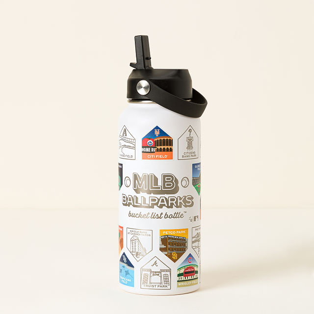MLB Ballparks Bucket List Water Bottle