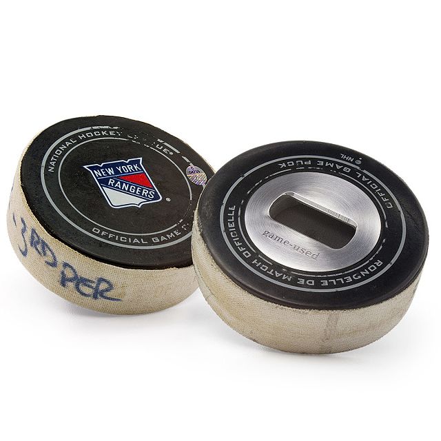 NHL Game Used Hockey Puck Opener