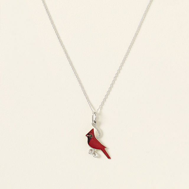 Cardinal of Remembrance Necklace