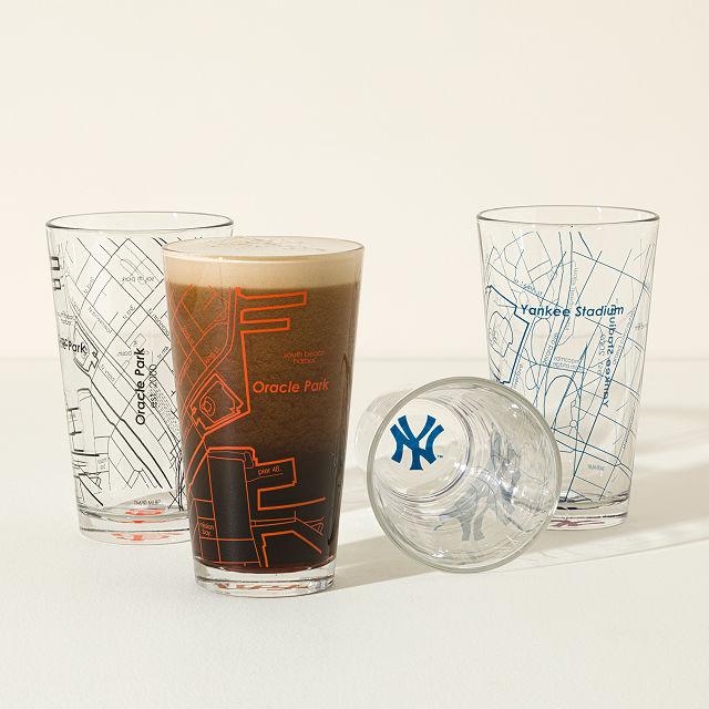 MLB Ballpark Pint Glasses - Set of 2